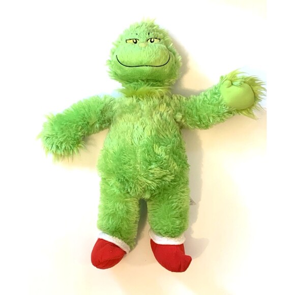 Build A Bear Grinch Christmas Plush Red Santa Suit SOUND NOT WORKING READ - Picture 4 of 15